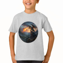 T-shirt pour enfants avec imprimé Dragon