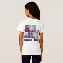 T-Shirt pour enfants Château de Conte de Fées avec
