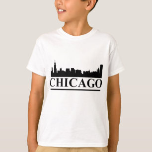 T-shirt pour enfants de Chicago Skyline