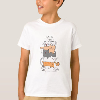 T-Shirt pour enfants de la tour de chat