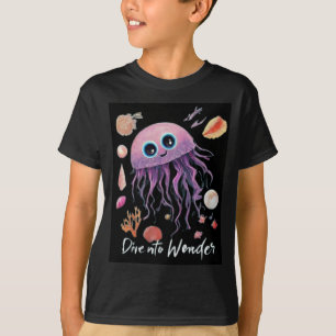 T-shirt pour enfants de méduses colorées