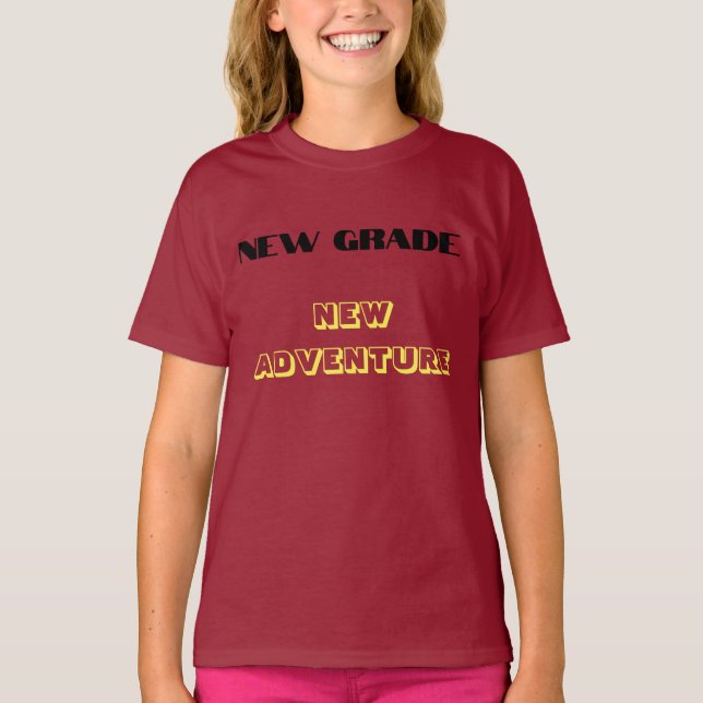 T-shirt pour enfants de retour à l'école (Devant)