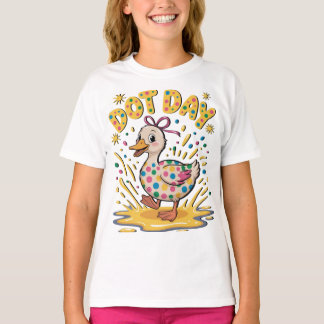 T-shirt pour enfants Jour du Point Canard Fantaisi