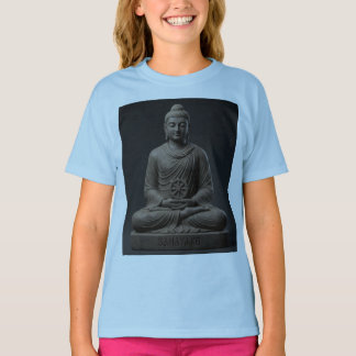 T-Shirt pour enfants méditatif Gautam Buddh | Art