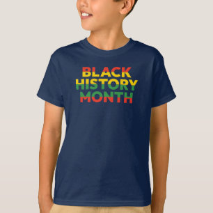 T-Shirt pour enfants pour le Mois de l'histoire de