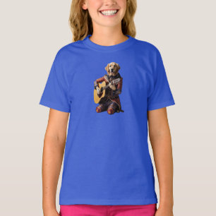 T-shirt pour enfants Rock Star Labrador Retriever