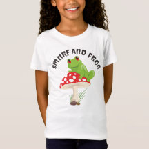 t-shirt pour enfants smurf et grenouille