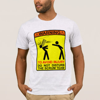 T-SHIRT POUR ÉVITER LA BLESSURE, NE DÉRANGEZ PAS L'ÉQUIPE