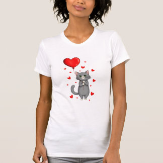 T-shirt pour femme avec cadeau de la Saint-Valenti
