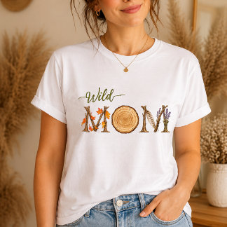 T-shirt pour femme 'Maman de la Sauvageonne'