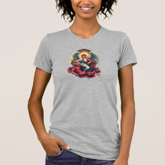 T-shirt pour femme Saint Michel vainqueur du diabl
