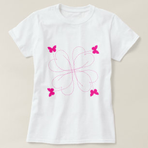 T-shirt pour femmes avec papillons