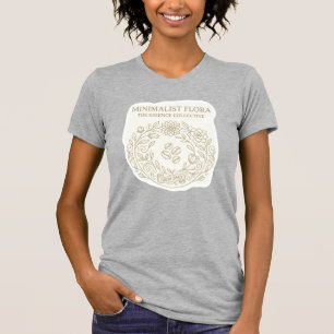 T-Shirt pour femmes Couronne Botanique Flore Minim