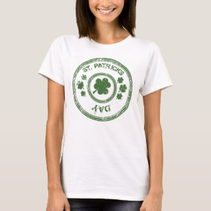 T-shirt pour femmes de la Saint-Patrick/Trefleurs