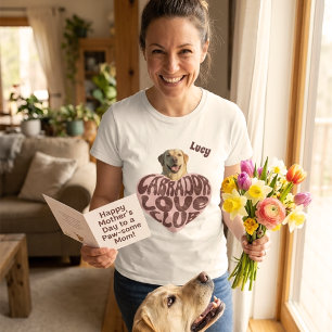 T-shirt pour femmes du Labrador Love Club avec pho