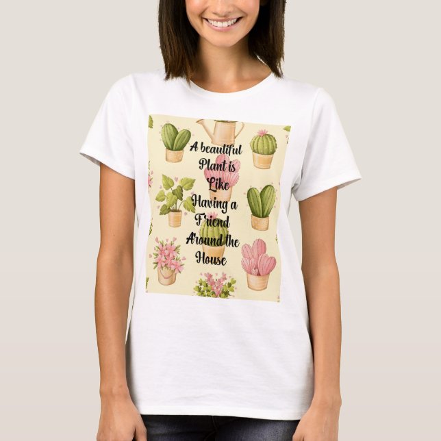T-shirt pour femmes | Jardin des devis (Devant)