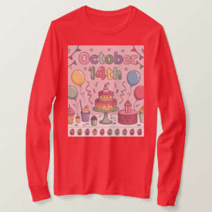 T-shirt pour femmes Jour de Dessert le 14 octobre