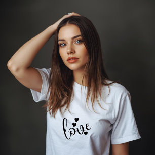 T-Shirt pour femmes noir et blanc