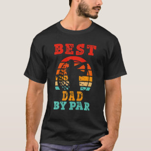T-shirt Pour Fête des pères Best Papa Par Par Par Golfing