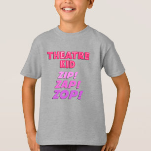 T-Shirt pour garçon Theatre Kid Zip-Zap-Zop