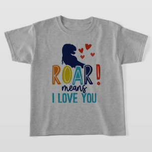 T-Shirt pour garçons ROAR avec amour – Tee Dino po