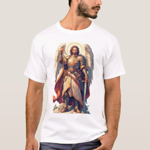 T-shirt pour homme Archange guerrier Michael