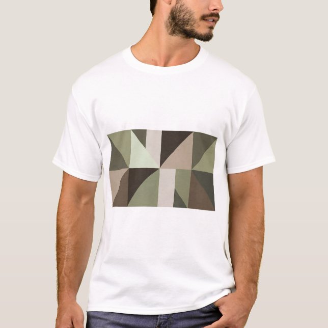 T-shirt pour homme de géométrie organique (Devant)