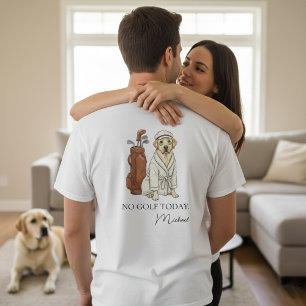 T-shirt pour homme personnalisé Labrador « Pas de 