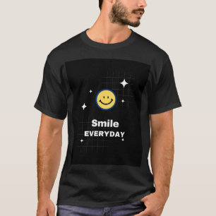 T-shirt pour homme "Sourire tous les jours"