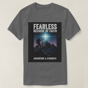 T-shirt pour hommes chrétiens sans peur grâce à la
