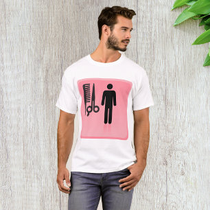 T-Shirt pour hommes de salon de cheveux