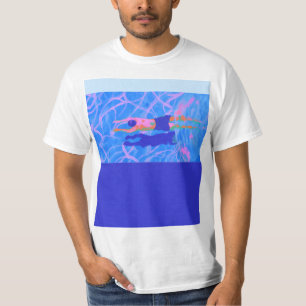 T-shirt pour hommes été eau piscine