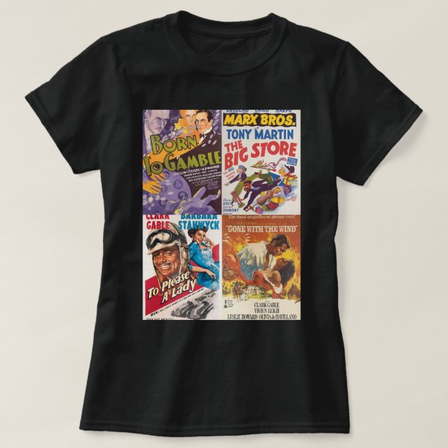 T-shirt Pour Hommes Femmes Barbara Actrice Stanwyck Awesom (Design devant)