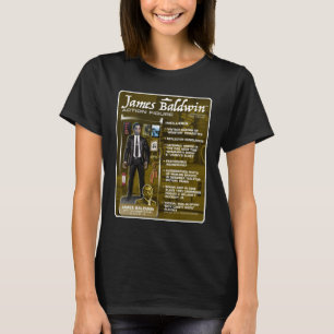 T-shirt Pour Hommes Femmes James Baldwin Cadeaux Pour Vent