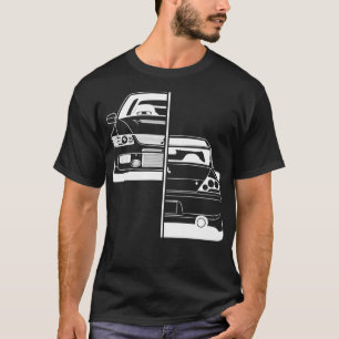 T-shirt Pour Hommes Femmes Mitsubishi Lancer Evo 9 Meilleu