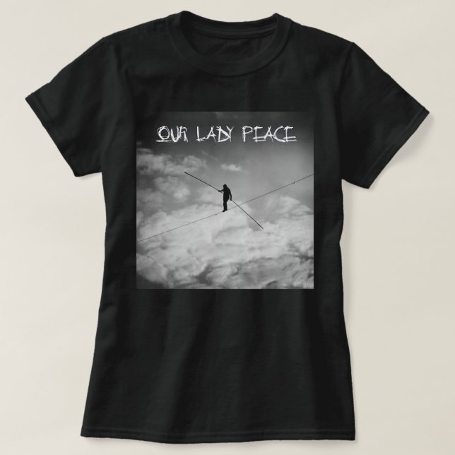 T-shirt Pour Hommes Femmes Our Lady Rock Band Peace Cadeau (Design devant)