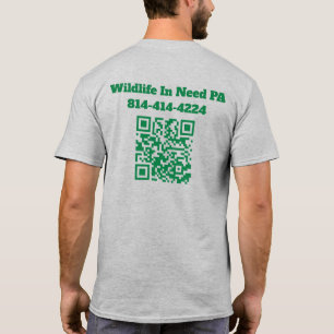 T-shirt pour hommes Logo WIN avec code QR au dos