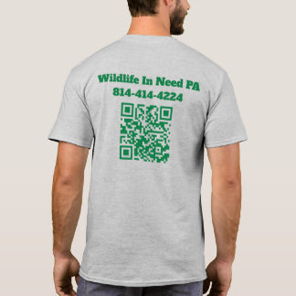 T-shirt pour hommes Logo WIN avec code QR au dos