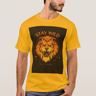 T-shirt pour hommes, maillot de conception restez