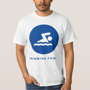 T-shirt pour hommes piscine
