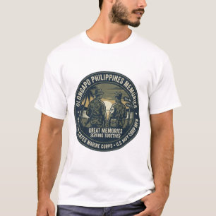 T-shirt pour hommes USMC & Navy Corpsman Olongapo