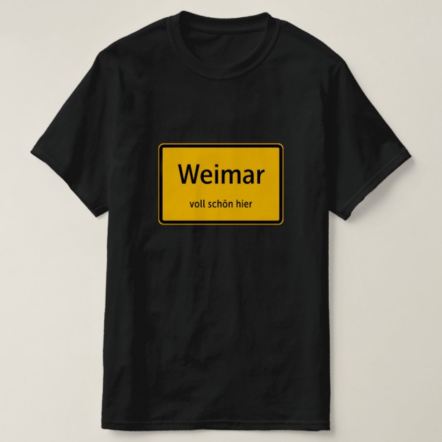 T-shirt pour hommes Weimar (Design devant)