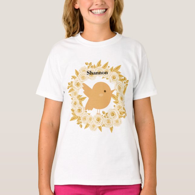 T-shirt pour jeune fille, bon usage de Noël (Devant)