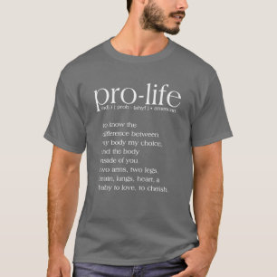 T-shirt pour la définition de la durée de vie