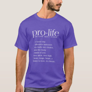 T-shirt pour la définition de la durée de vie