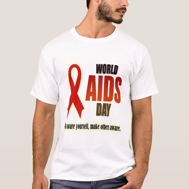 T-shirt pour la Journée mondiale du sida (Devant)