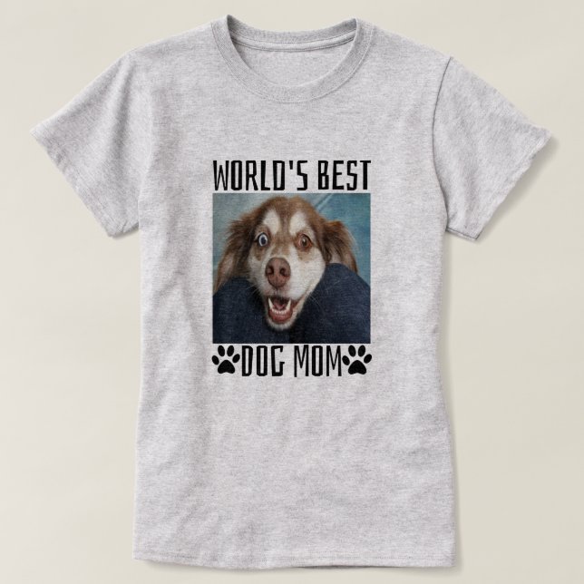 T-Shirt pour la maman du chien (Design devant)