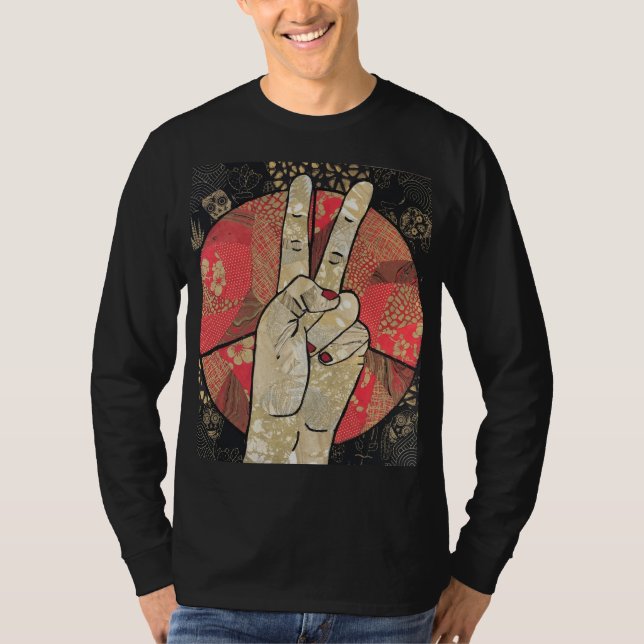 T-shirt pour la paix Doubler (Devant)