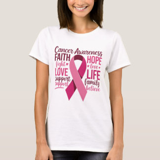 T-shirt pour la sensibilisation au cancer