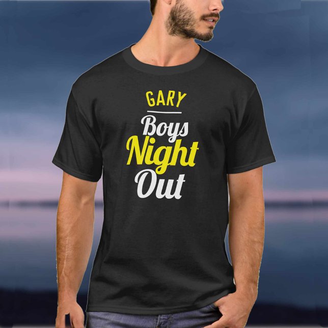 T-shirt pour la soirée des garçons (Créateur téléchargé)